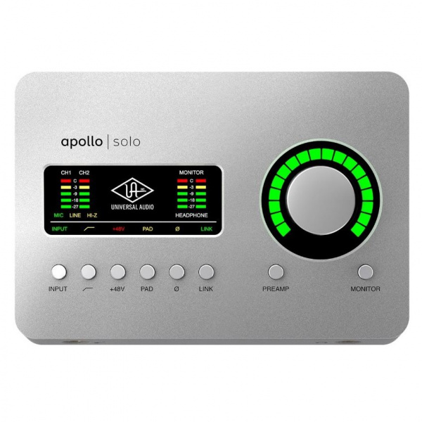 Universal Audio Apollo Solo USB Heritage Edition по цене 68 900 ₽