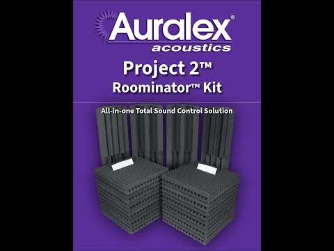 The Auralex Project 1™ and Project 2™ Roominator Kits #acousticpanels #acoustictreatment