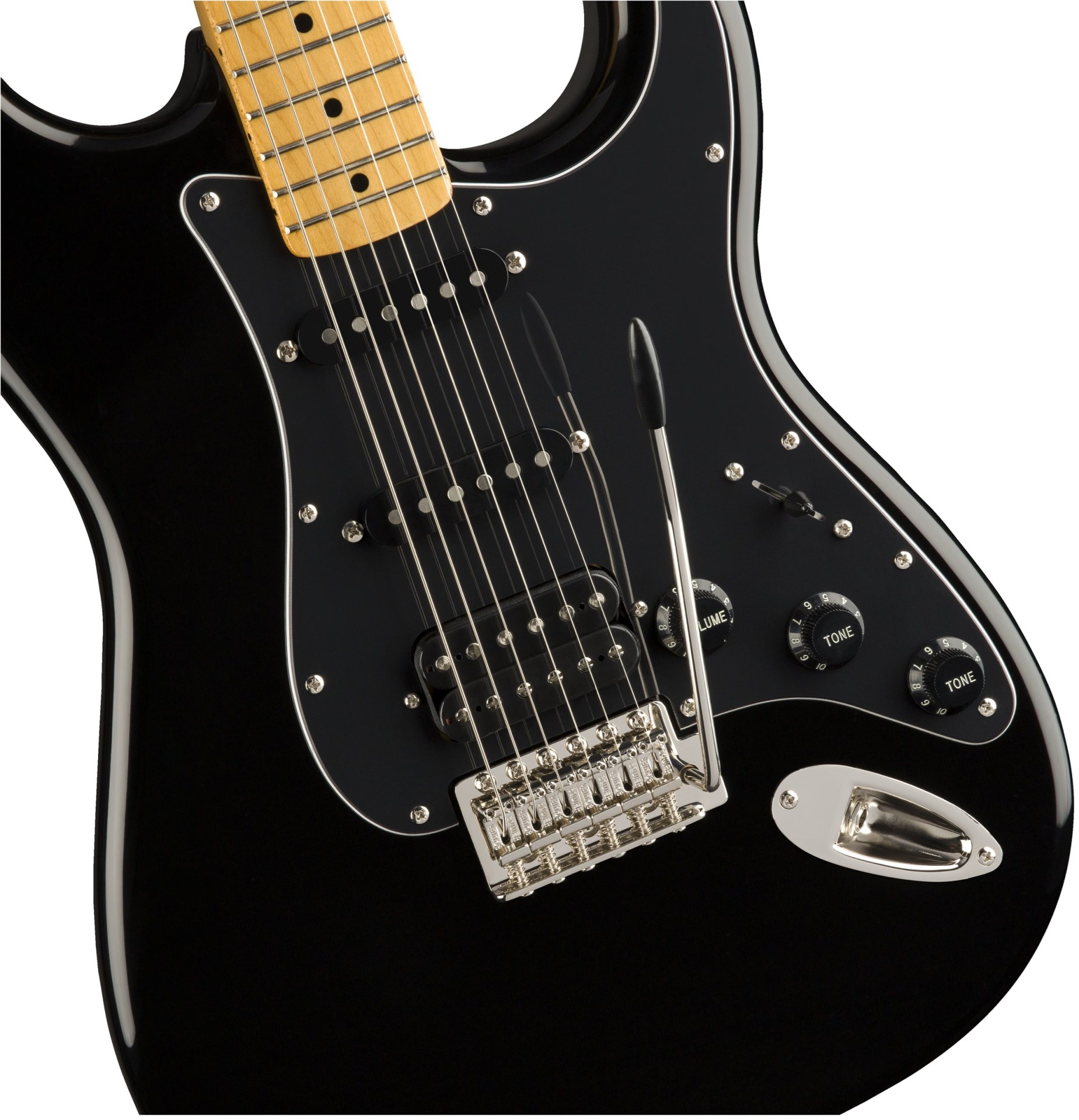 Fender Squier Classic Vibe 70s Strat HSS MN BLK по цене 61 600 ₽