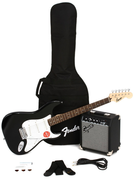 Fender Squier Stratocaster Pack Black по цене 40 700 ₽