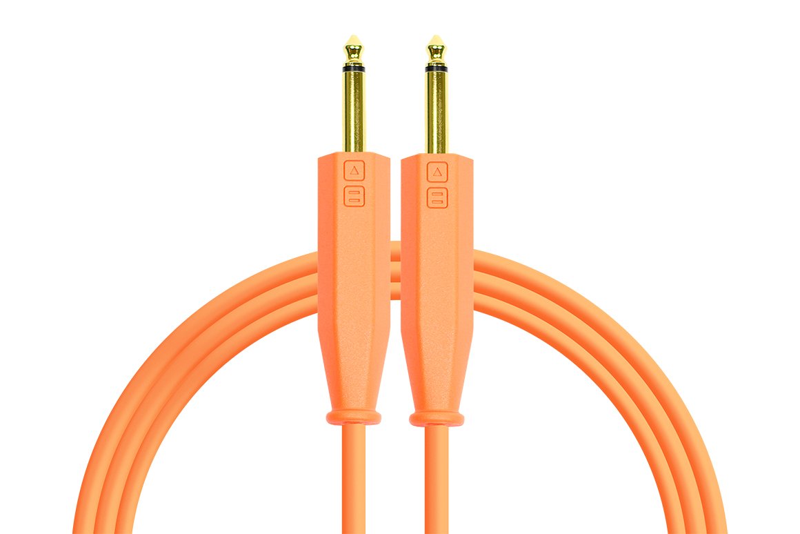 DJTT Chroma Cables Audio 1/4 - RCA Neon Orange по цене 1 910 ₽