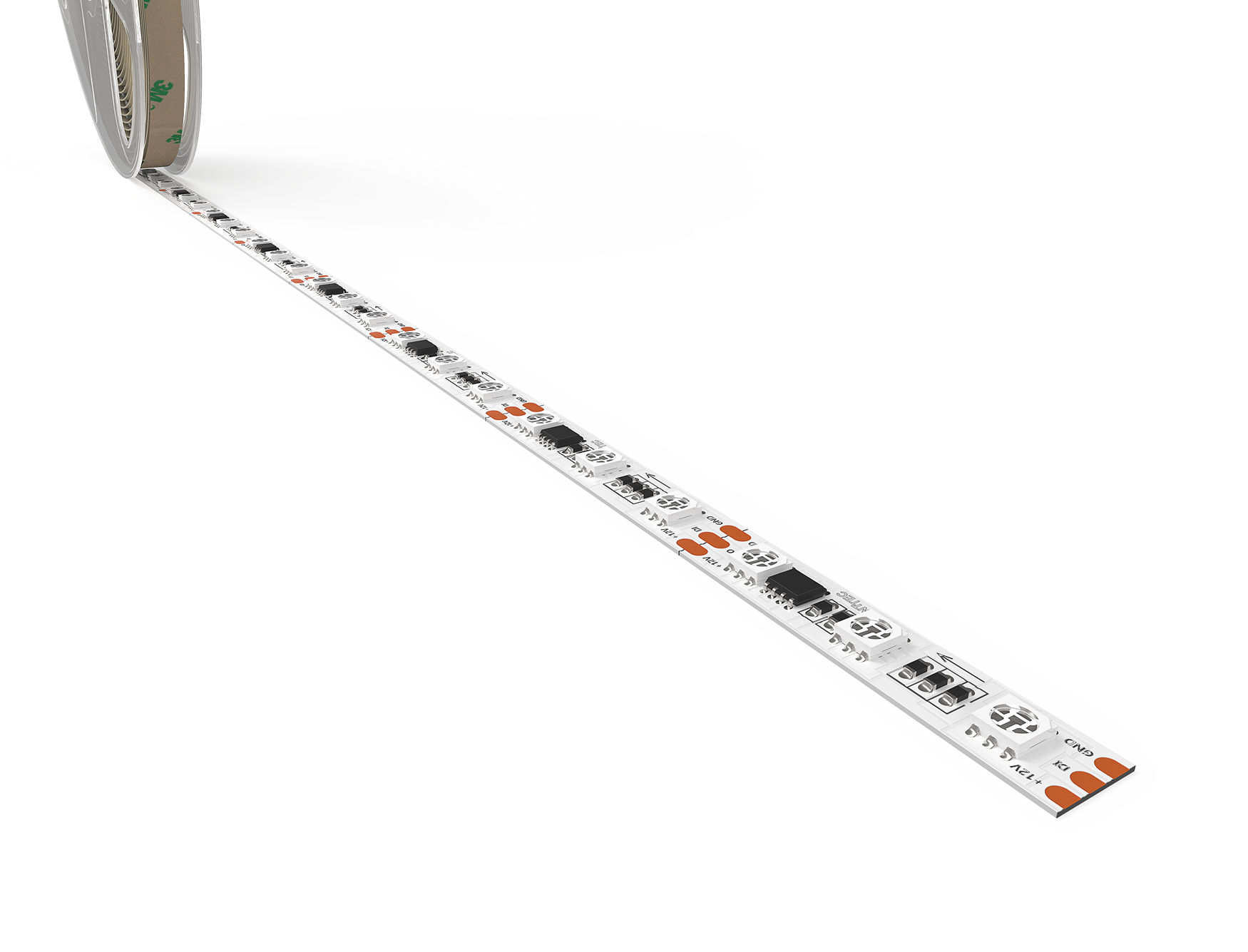 EntTec Pixel Strip 12V RGB White PCB Pixel Tape - 60 Leds Per Metre - 5M Reel по цене 14 160 ₽