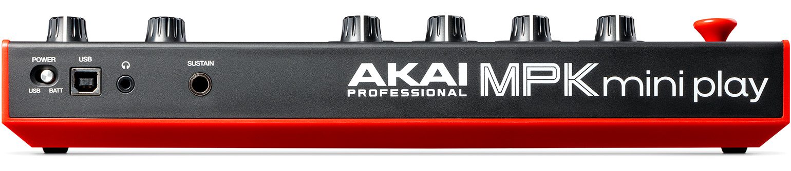 AKAI PROFESSIONAL MPK mini Play mk3 может работать 14 часов без подзарядки