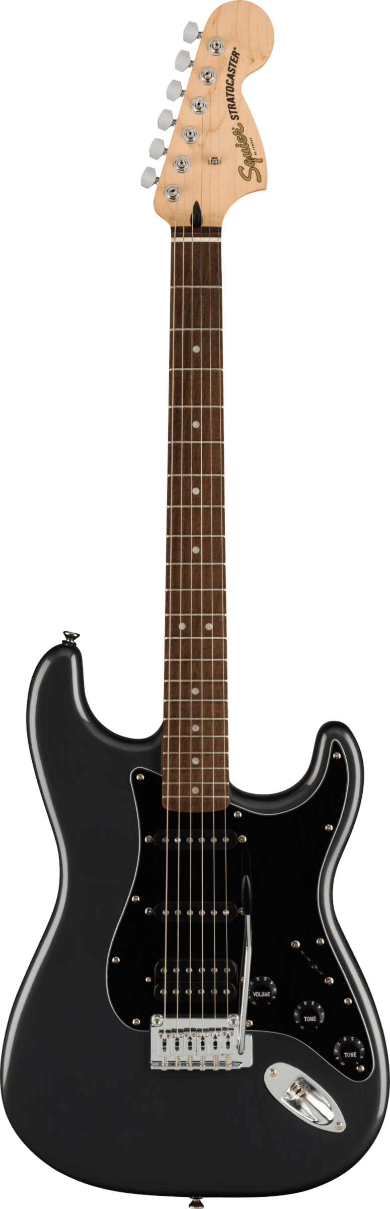 Fender Squier Affinity 2021 Stratocaster HSS Pack LRL Charcoal Frost Metallic по цене 44 850 ₽