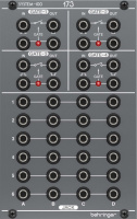 Behringer SYSTEM 100 173 QUAD SIGNAL GATE/ PATCH BAY по цене 11 700 ₽