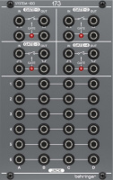 Behringer SYSTEM 100 173 QUAD SIGNAL GATE/ PATCH BAY