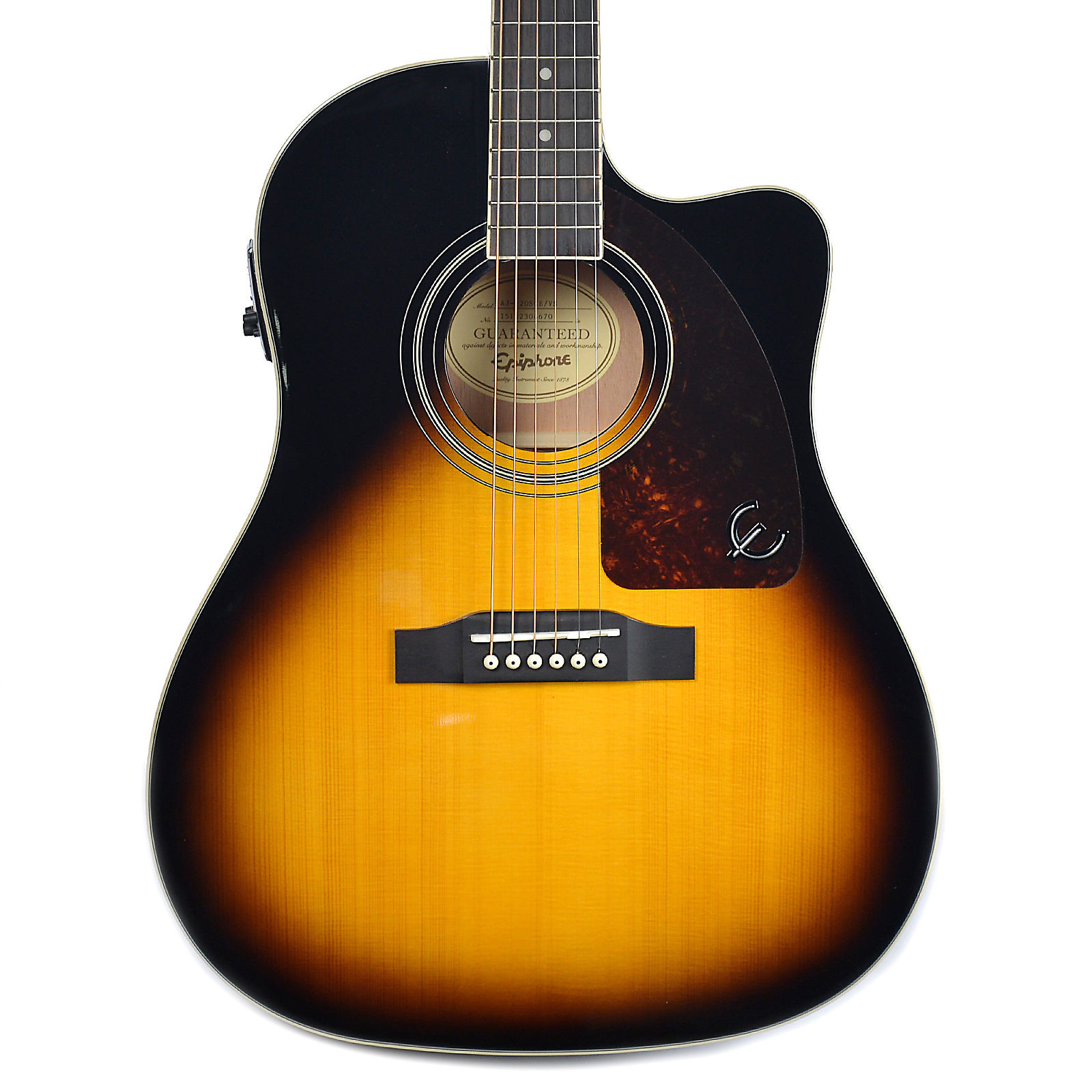 Epiphone AJ-220SCE Vintage Sunburst по цене 64 000 ₽