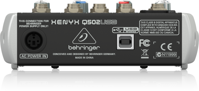 Behringer XENYX Q502USB по цене 5 690 ₽