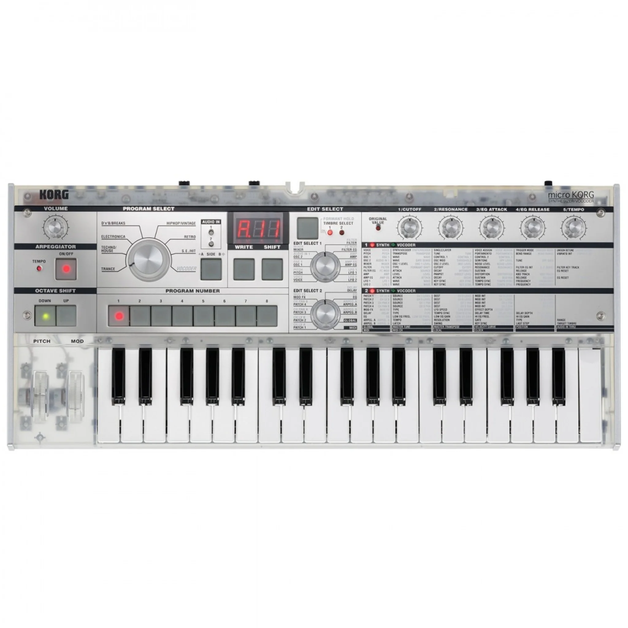 Korg MicroKorg Crystal по цене 71 400 ₽