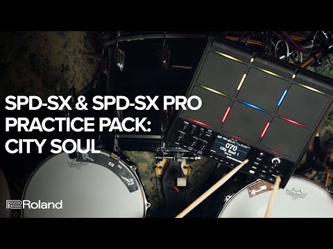 Roland SPD-SX and SPD-SX PRO Practice Pack: City Soul Sound Demos