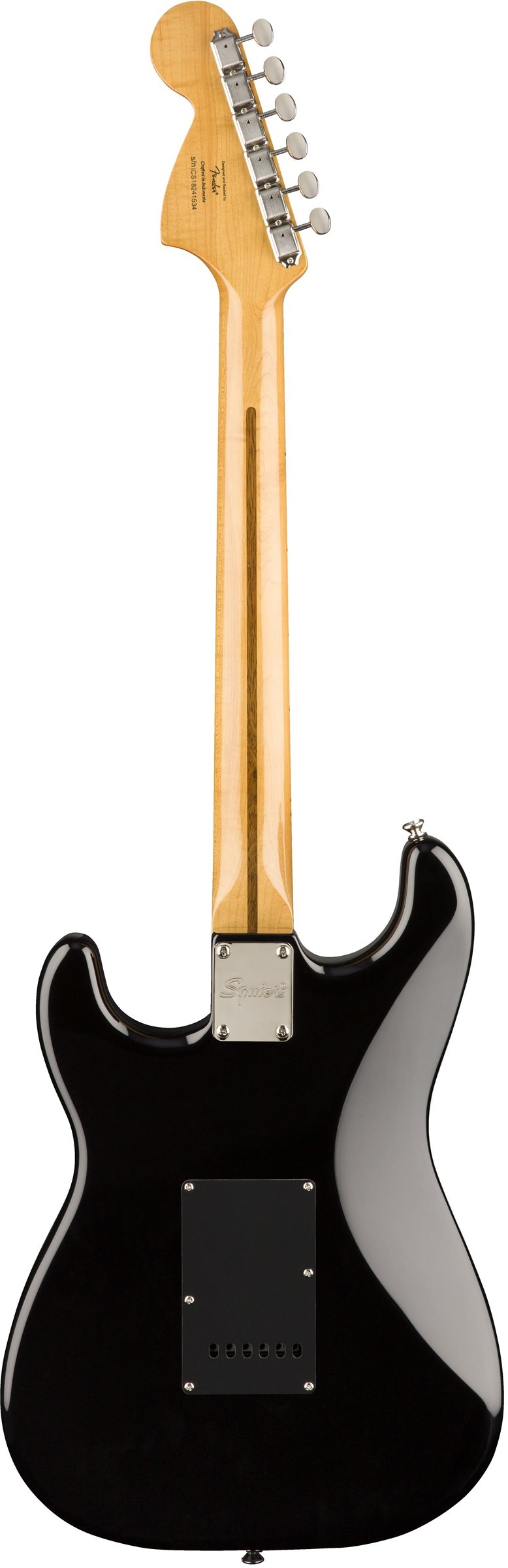 Fender Squier Classic Vibe 70s Strat HSS MN BLK по цене 61 600 ₽