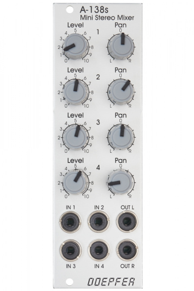 Doepfer A-138s Mini Stereo Mixer по цене 8 270 ₽