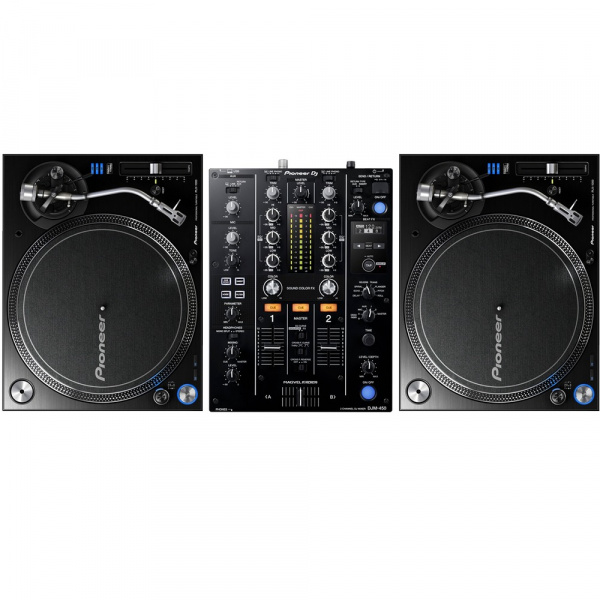 Комплект Pioneer PLX-1000 x2 + Pioneer DJM-450 по цене 290 440 ₽