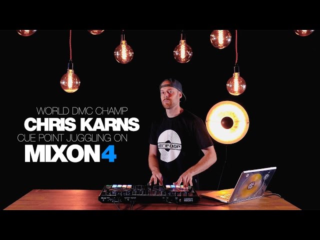 Chris Karns cue point juggling on Reloop MIXON 4