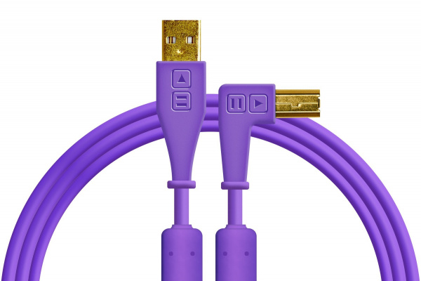 DJTT Chroma Cables USB Purple (Угловой) по цене 2 350 ₽