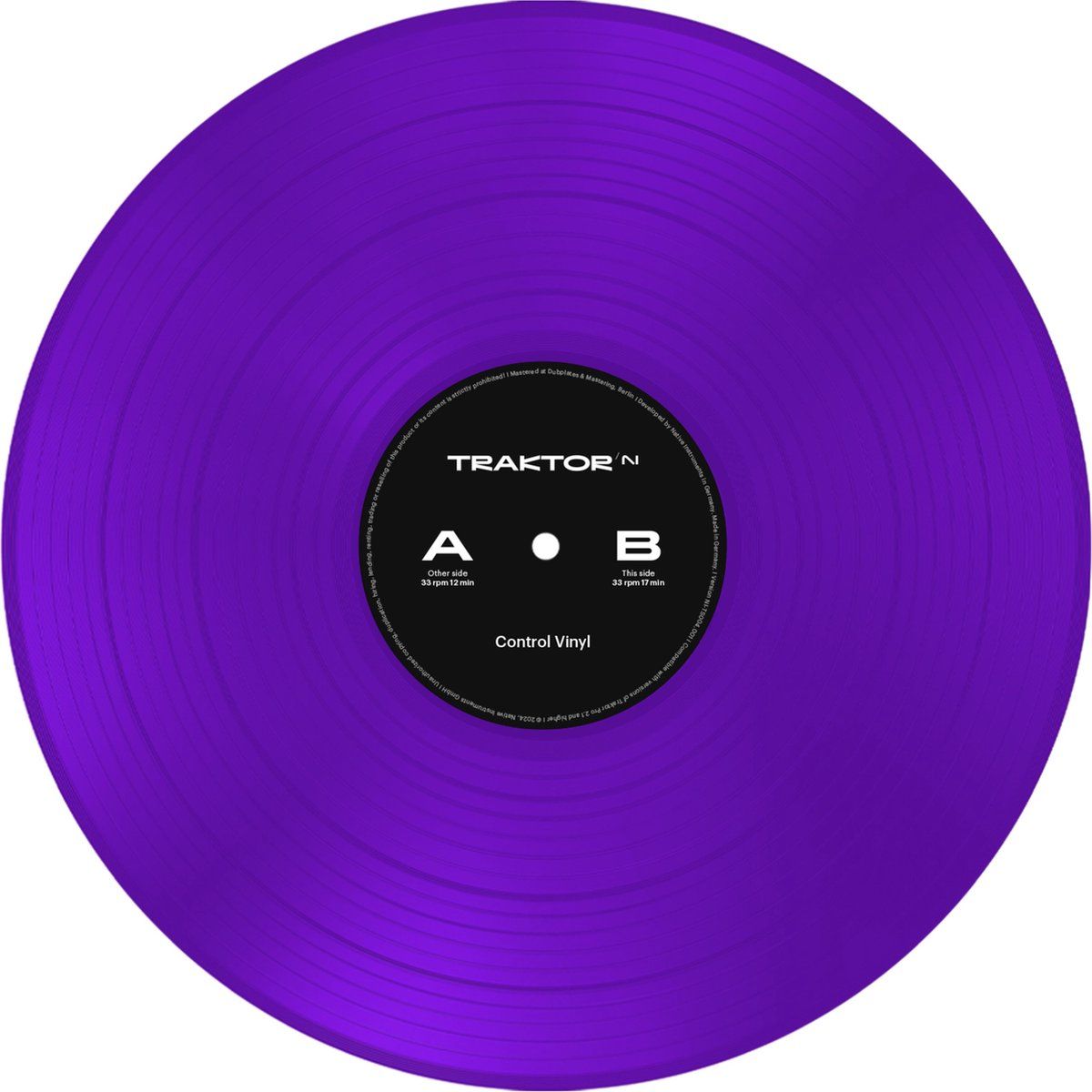 Native Instruments Traktor Control Vinyl MK2 2024 Edition Purple по цене 3 400 ₽