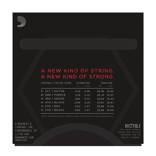 D'Addario NYXL1254 по цене 1 850 ₽