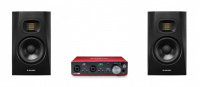 Комплект FOCUSRITE Scarlett 2i2 3rd Gen (1 шт) + ADAM T5V (2 шт) по цене 103 600 ₽