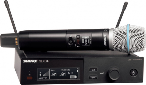 Shure SLXD24E/B87A H56 по цене 123 991 ₽