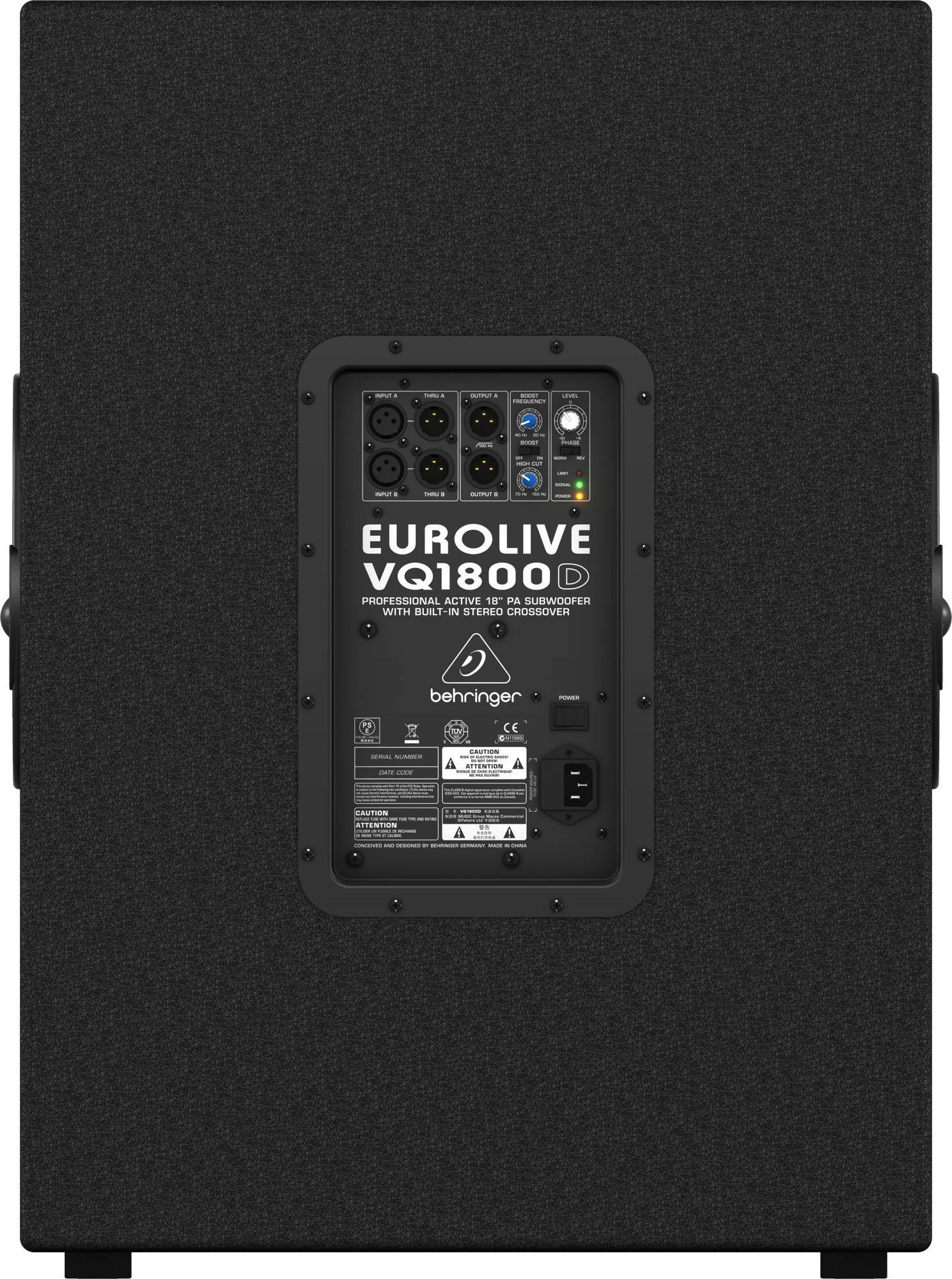 Behringer VQ1800D по цене 52 350 ₽