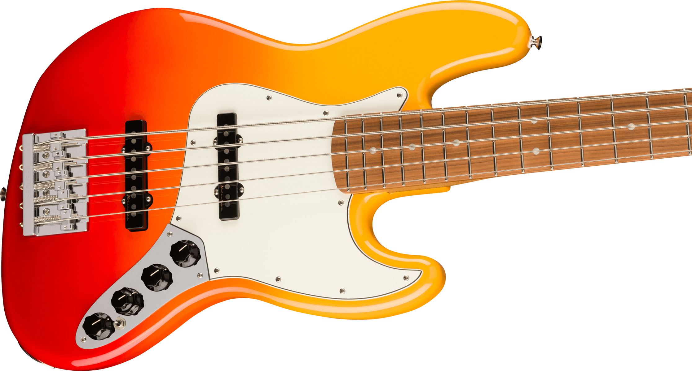 Fender Player Plus Active Jazz Bass V PF Tequila Sunrise по цене 198 000 ₽