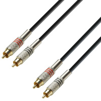 Adam Hall Cables K3 TCC 0300 - Audio Cable 2 x RCA male to 2 x RCA male 3 m по цене 590 ₽