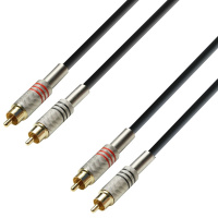 Adam Hall Cables K3 TCC 0300 - Audio Cable 2 x RCA male to 2 x RCA male 3 m по цене 600 ₽