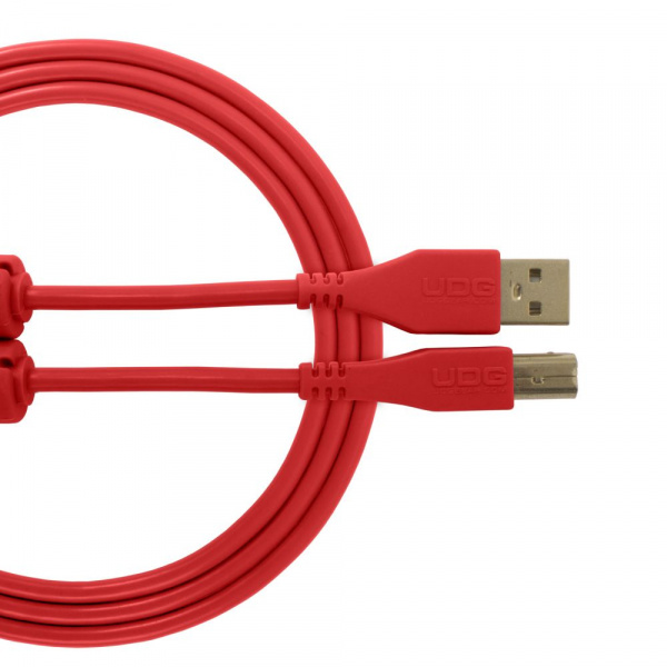 UDG Ultimate Audio Cable USB 2.0 A-B Red Straight 1 m по цене 1 130 ₽