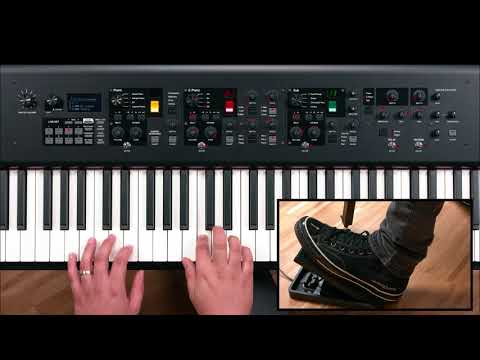 Yamaha | CP88/73 Tips | Change Sound Layer Volume Using Expression Pedal