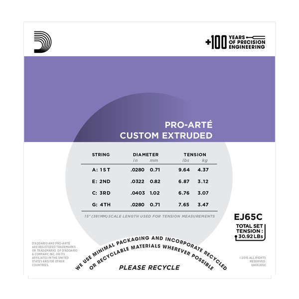 D'Addario EJ65C по цене 750 ₽