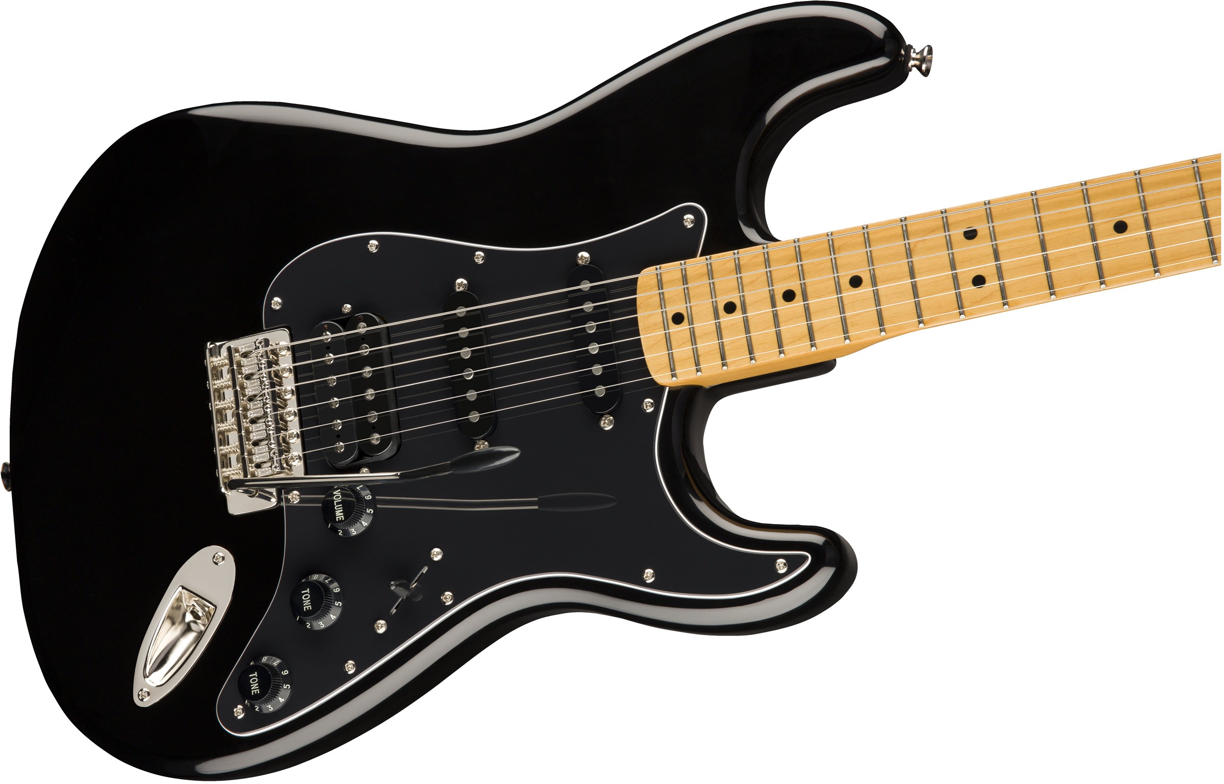 Fender Squier Classic Vibe 70s Strat HSS MN BLK по цене 64 000 ₽