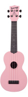 Waterman by Kala KA-SWB-PK Soft Pink Matte Soprano Ukulele