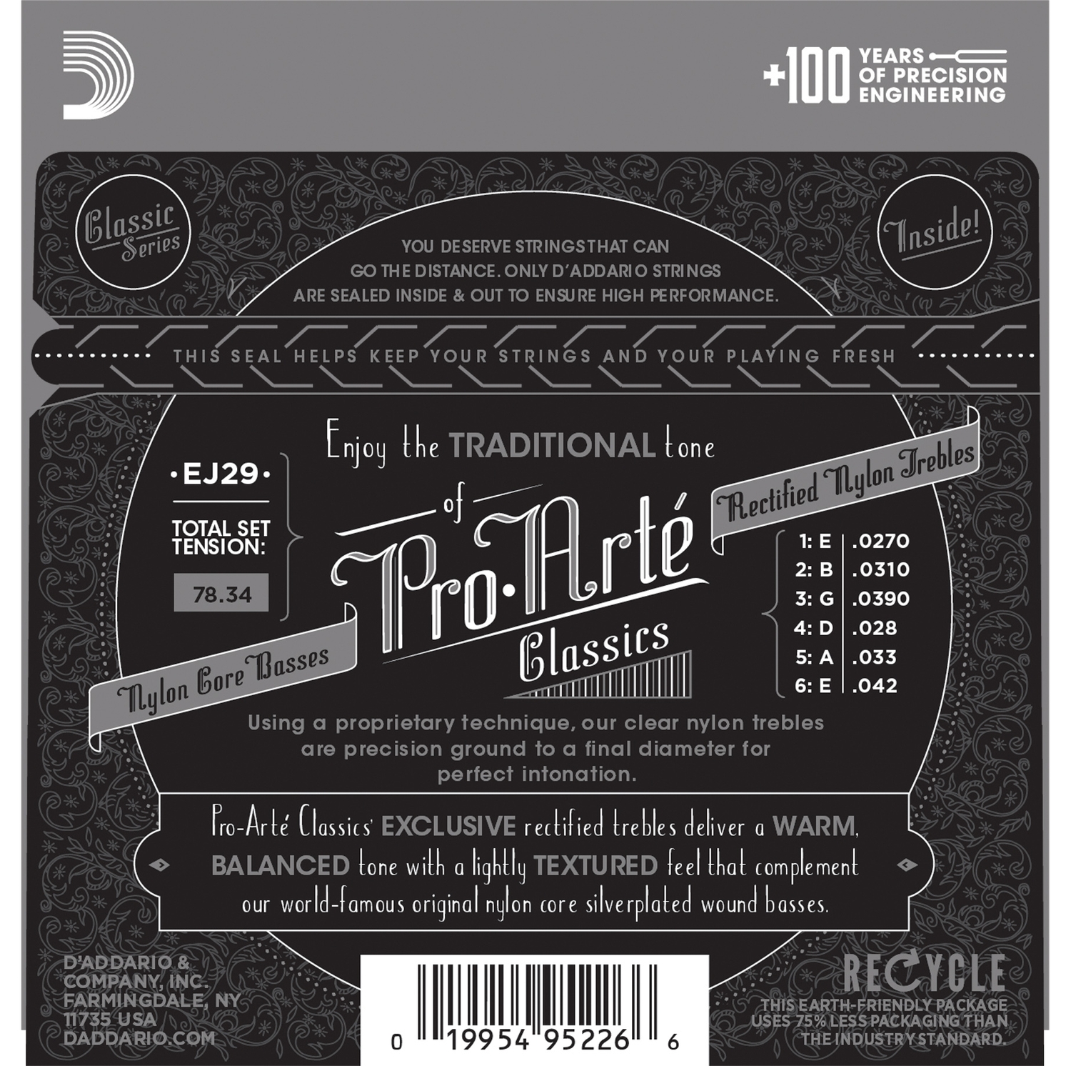 D'Addario EJ29 по цене 1 650 ₽