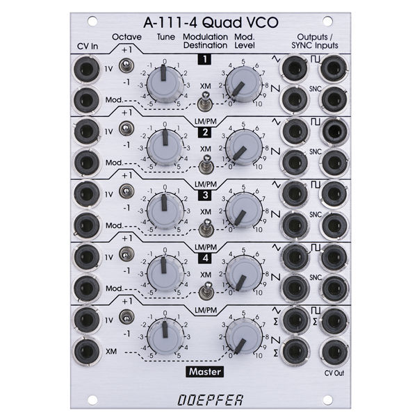 Doepfer A-111-4 Quad Precision VCO / Polyphonic VCO