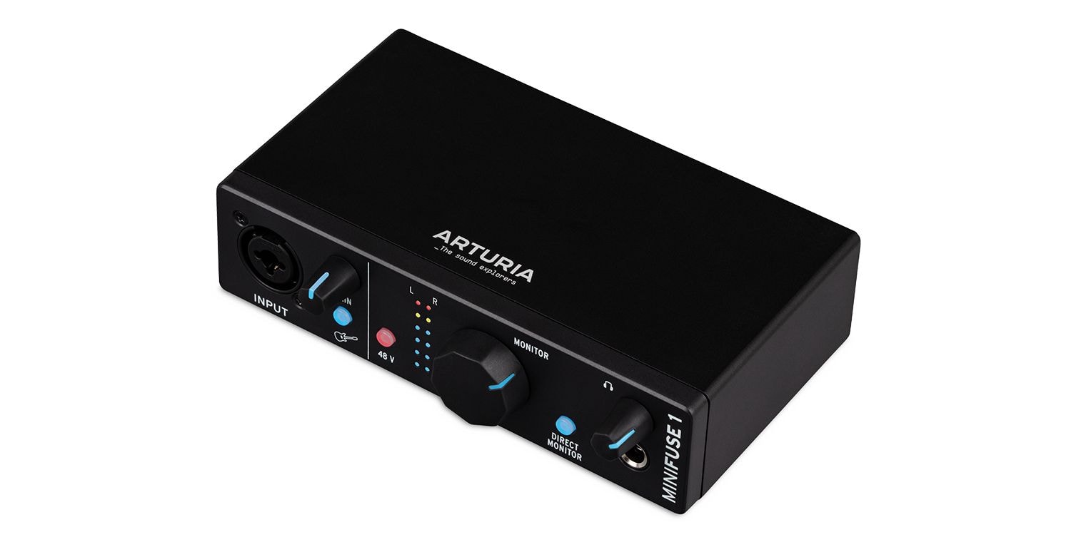 Arturia MiniFuse 1 Black по цене 12 920 ₽