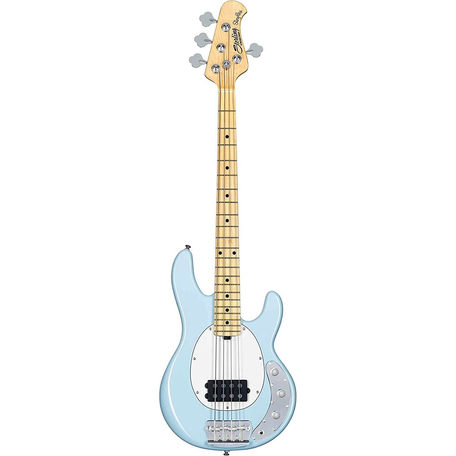 Sterling By Music Man StingRay Short Scale RAYSS4 Daphne Blue по цене 79 230 ₽
