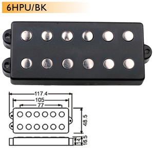 Dr. Parts 6HPU/BK по цене 350 ₽