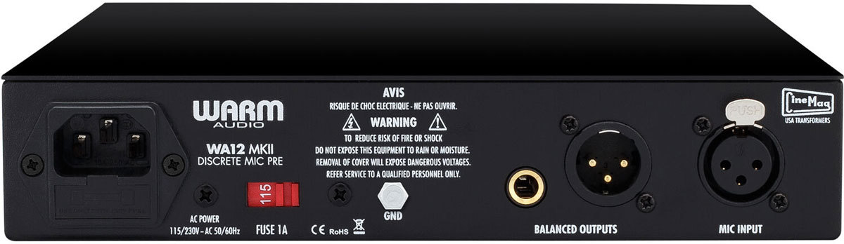 Warm Audio WA12 MK2 Black по цене 87 300 ₽