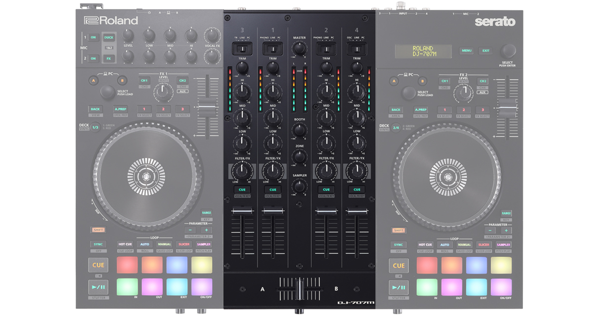 Микшер Roland DJ-707M Serato Микшер Roland DJ-707M Serato