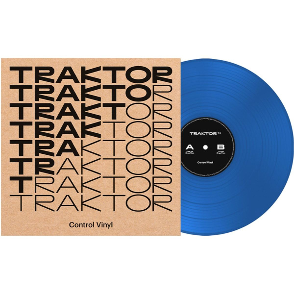 Native Instruments Traktor Control Vinyl MK2 2024 Edition Blue по цене 3 400 ₽