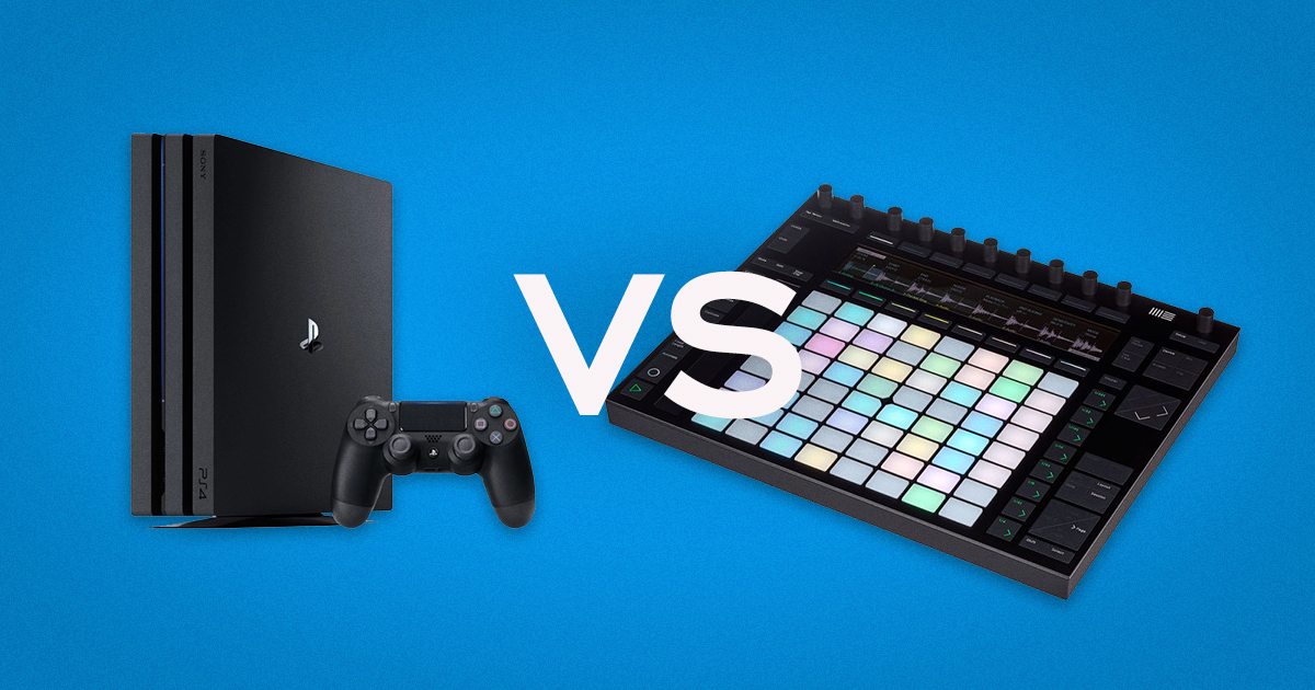 Ableton Push 2+Live Suite 10 VS Playstation 4 PRO