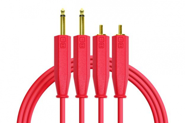 DJTT Chroma Cables Audio 1/4 - RCA Red по цене 2 750 ₽