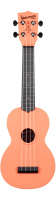 Waterman by Kala KA-SWB-RD Tomato Red Matte Soprano Ukulele