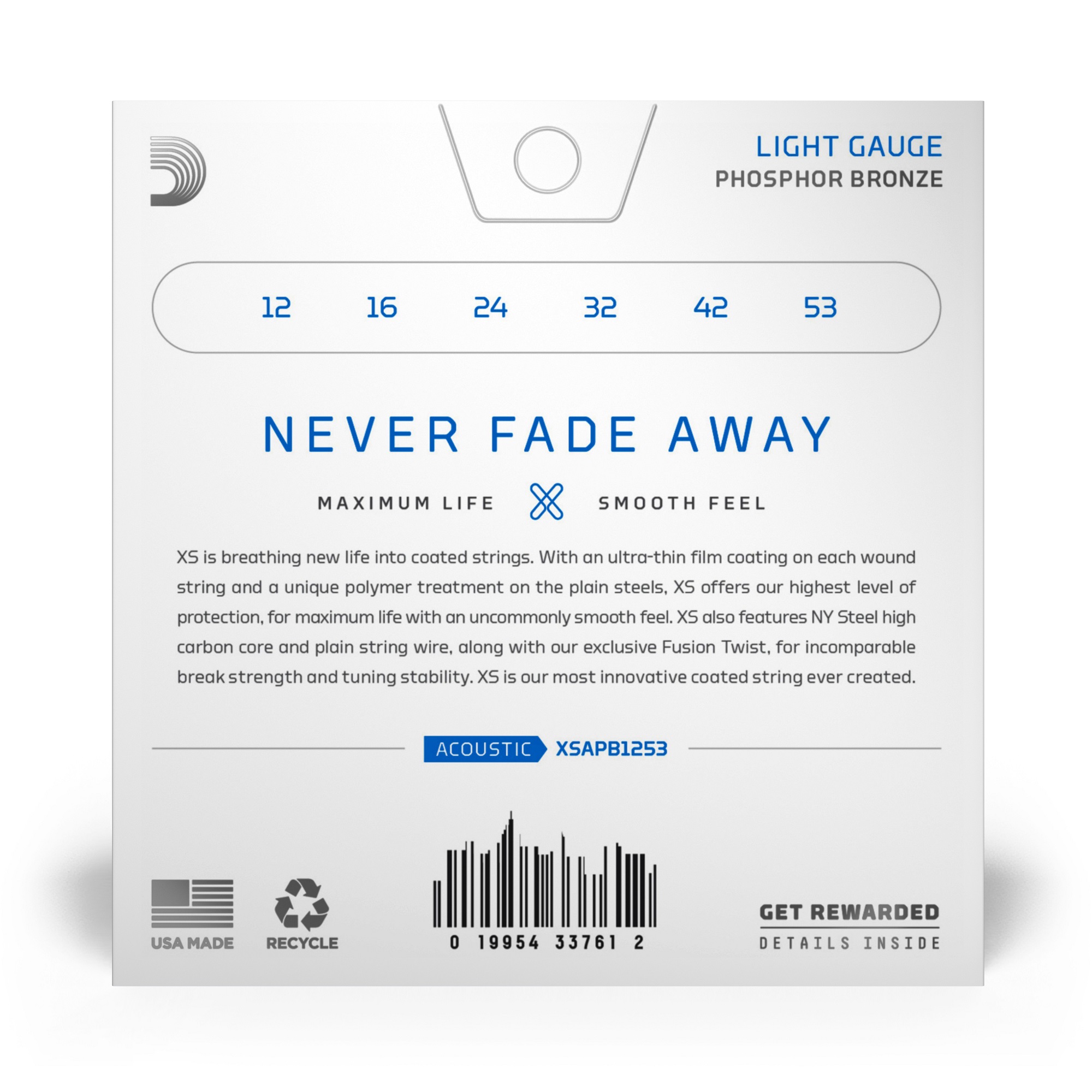 D'Addario XSAPB1253 по цене 3 100 ₽