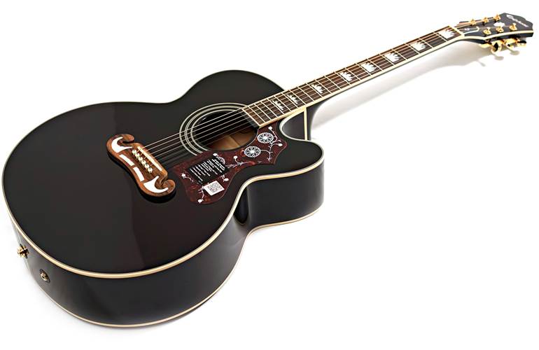 Epiphone J-200 EC Studio Black по цене 96 300 ₽