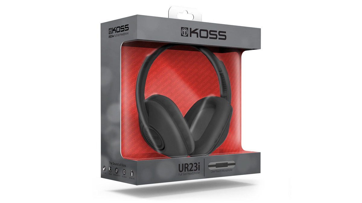 KOSS UR23iK Black по цене 1 490 ₽