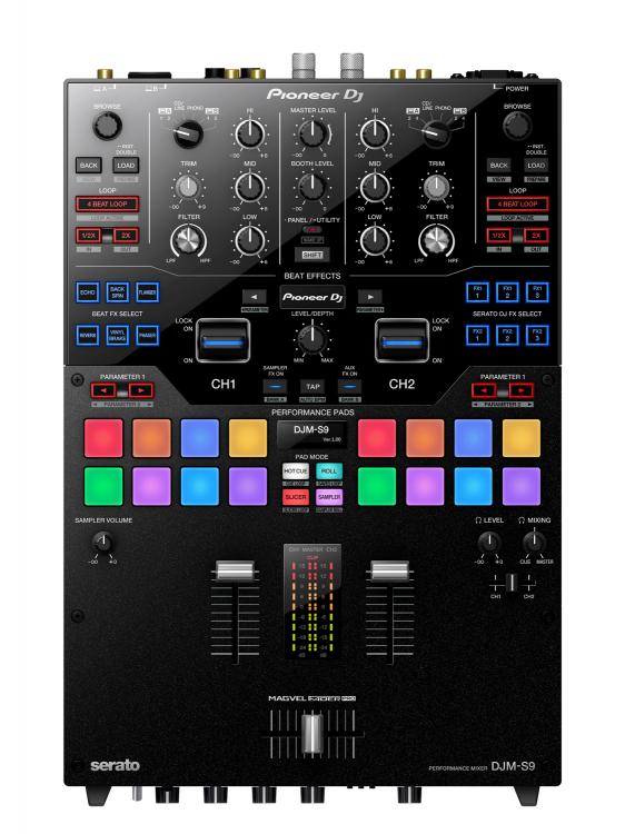 Новый пульт Pioneer DJM-S9 максимально адаптирован для Serato DJ