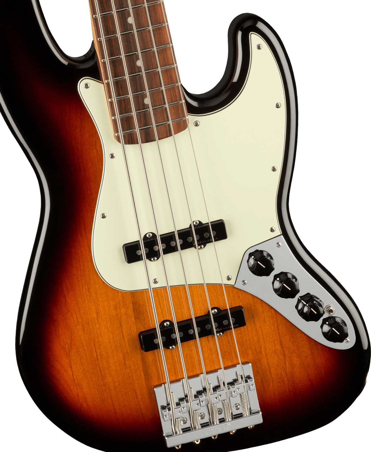 Fender Player Plus Active Jazz Bass V PF 3-Tone Sunburst по цене 168 300 ₽