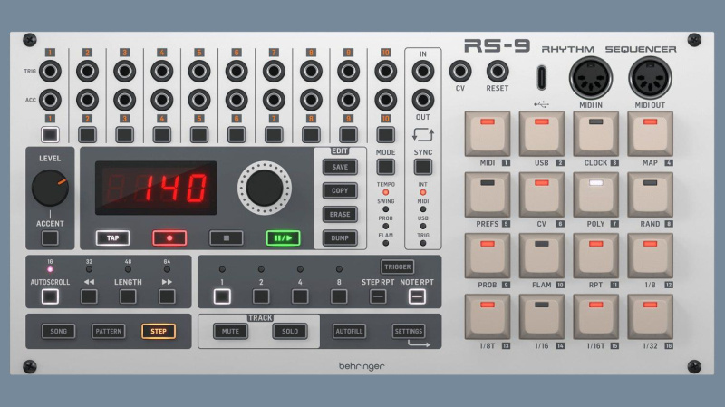 BEHRINGER | RS-9 Eurorack Drum Sequencer наконец-то доступен для заказа!