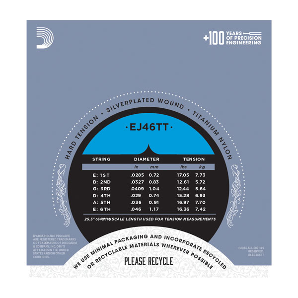 D'Addario EJ46TT по цене 3 000 ₽